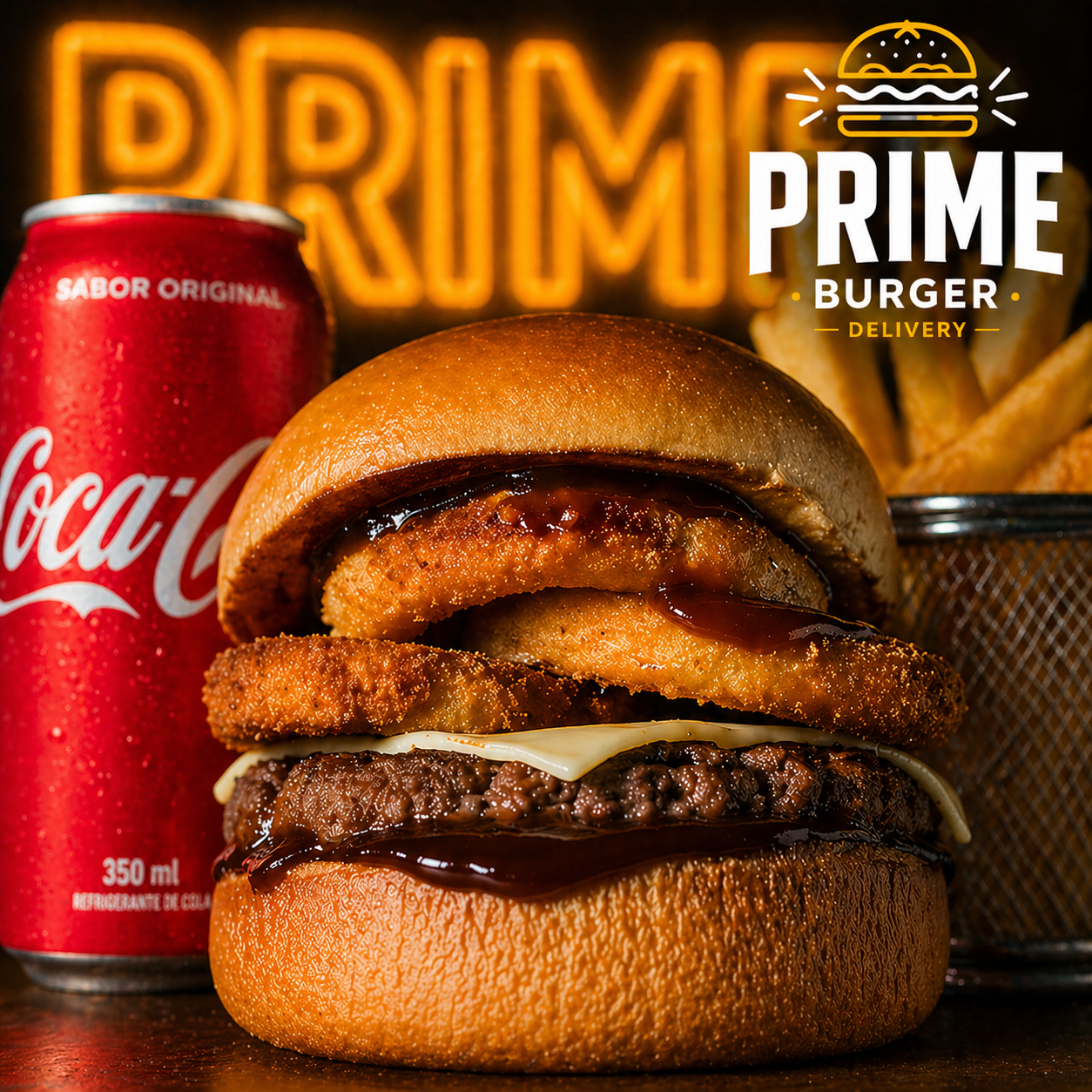 COMBO Classic Onion Rings + Coca-Cola + Fritas